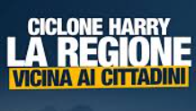 Ciclone Harry: sul sito della Regione il modulo per la seganalazione dei danni 