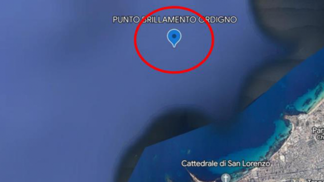 Trapani, ritrovato ordigno bellico in mare