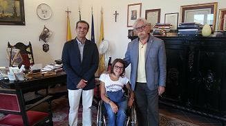Federica Cudia ai Mondiali di Pechino. Incontro con il Sindaco