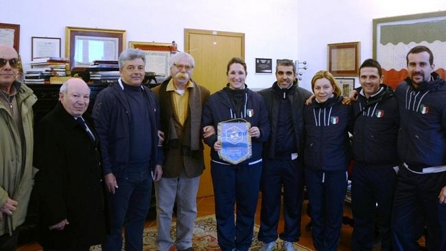 Mazara, La squadra nazionale di skeet incontra il sindaco Nicola Cristaldi
