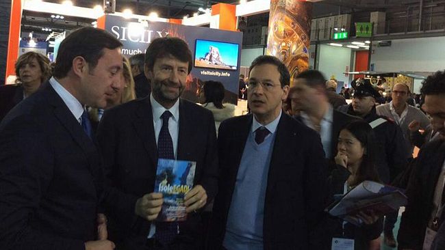 Bit di Milano: il Ministro Franceschini in visita allo stand delle isole Egadi. Ottimo il bilancio della partecipazione