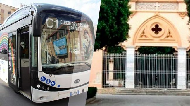 Commemorazione dei defunti, bus navetta gratuiti collegheranno i punti di raccolta con il Cimitero di Marsala