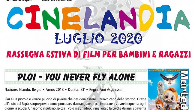 Trapani, al via “Cinelandia”. Stasera la prima proiezione