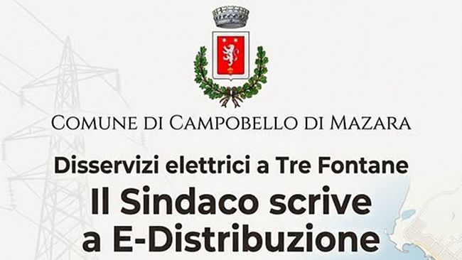 Disservizi elettrici a Tre Fontane: il Comune chiede interventi strutturali