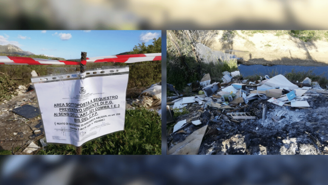 Alcamo: la Polizia Municipale sequestra un’area adibita a discarica
