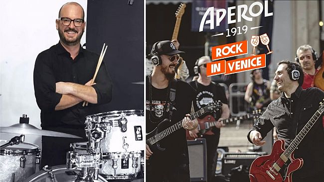 Il musicista mazarese Gianfilippo Catinella nella “Rockin’1000”