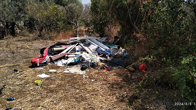 Valderice, 53enne da alla fiamme rifiuti speciali: denunciato