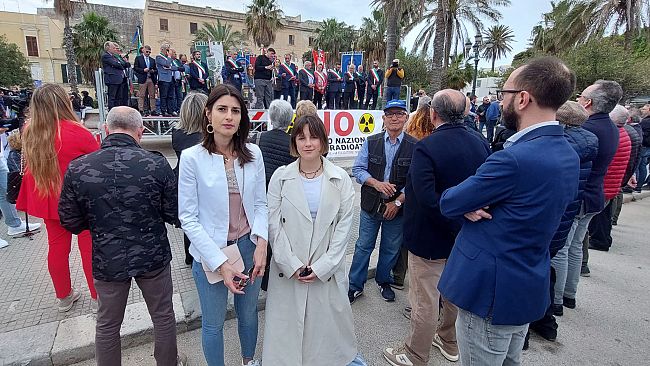 NO al deposito scorie. Il M5S presente alla manifestazione svoltasi oggi a Trapani