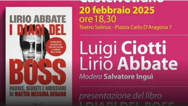 Al Selinus di Castelvetrano Lirio Abbate e don Luigi Ciotti  presentano 