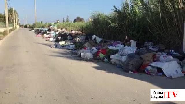VIDEO – Mazara, il muro di munnizza di via  dei Ponticcioli