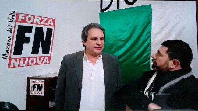 VIDEO – Mazara, Il segr. naz. di Forza Nuova, Roberto Fiore, inaugura sede cittadina.
