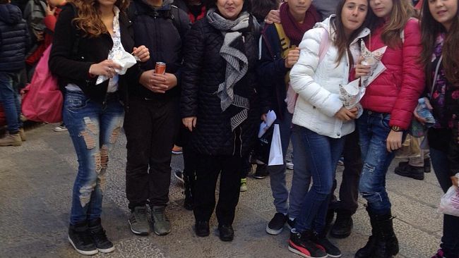 Otto studenti di Favignana oggi alla manifestazione “Insieme scegliamo la Pace”