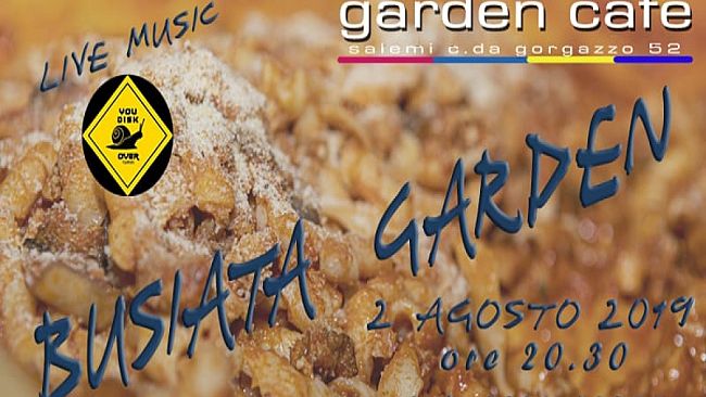 Salemi, al Garden Cafè torna la Busiata. Il 2 agosto l’atmosfera perfetta tra cibo e musica