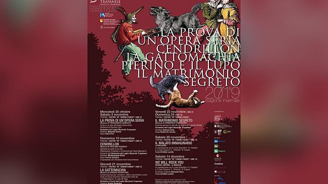 Al via la 71a stagione lirica invernale dell’Ente Luglio Musicale Trapanese, Teatro “M° Tonino Pardo”