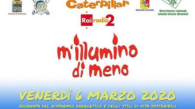 Partanna aderisce all’iniziativa “M’illumino di meno” promossa da Rai Radio2