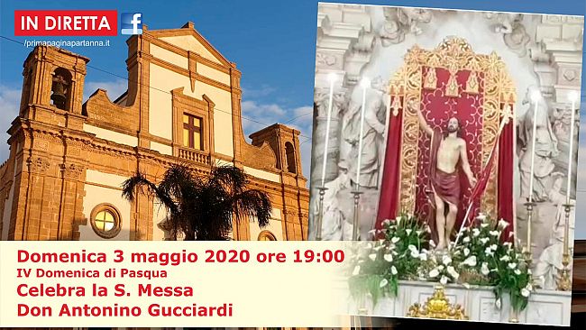 Partanna, domenica 3 maggio ore 19:00 Santa Messa in diretta streaming
