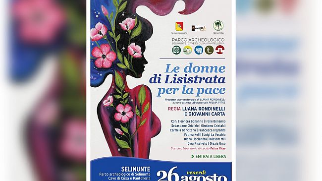 A Selinunte lo spettacolo “Le Donne di Lisistrata per la Pace” 