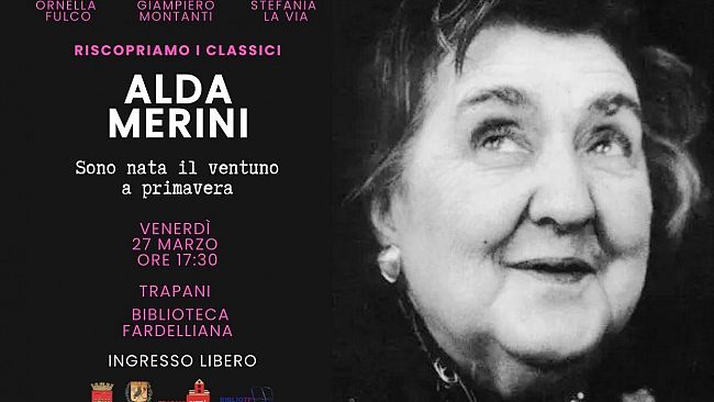 Trapani, alla Biblioteca Fardelliana un viaggio nella vita e nella poesia di Alda Merini