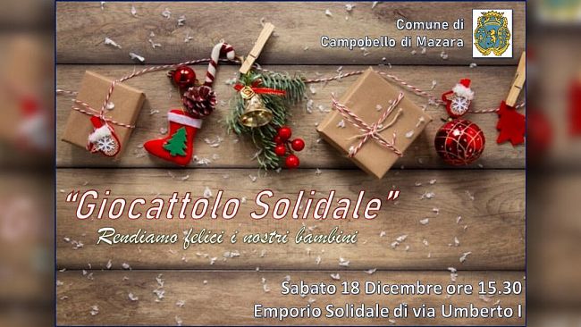Campobello: “Giocattolo solidale… rendiamo felici i nostri bambini”