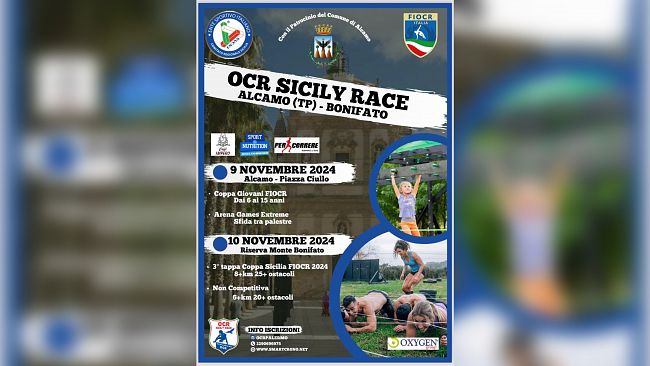 Ad Alcamo la competizione OCR Sicily Race, obstacle Games Extreme 