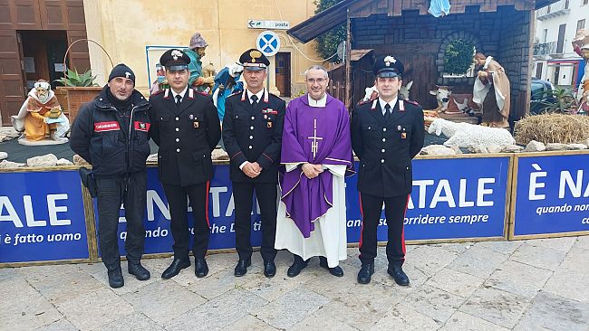 Favignana: messa di Natale celebrata dal Cappellano militare Don Falzone