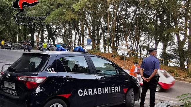 Erice: Prova il circuito di gara a tutta velocita’ al buio. Ritirata la patente
