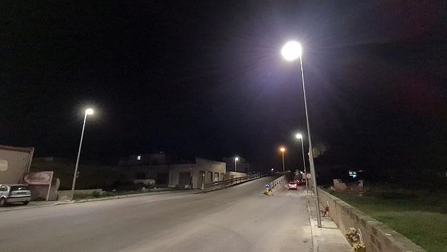 Mazara, è ritornata finalmente la luce in via degli Archi