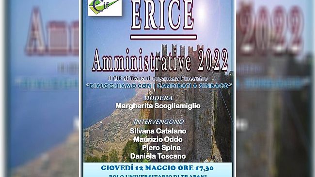 Quattro candidati sindaci per Erice a confronto