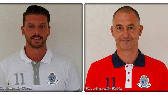 Marsala 1912, tesserato il difensore Gino Giardina e il preparatore dei portieri Pietro Catalano,