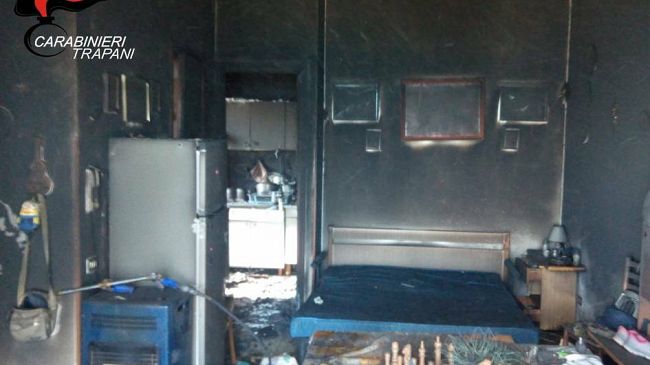 Alcamo: Incendio di Alcamo Marina. Interrogatorio per l’arrestato