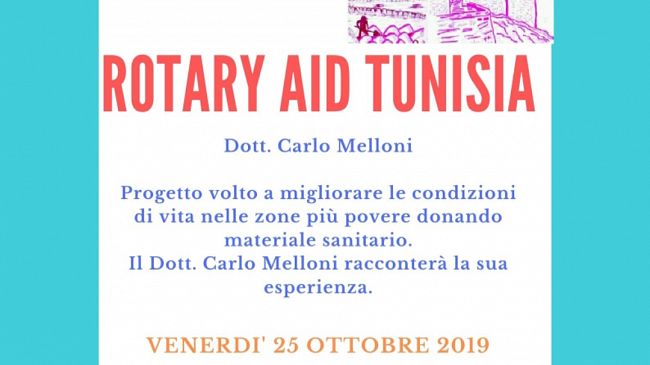 “Rotary Aid Tunisia”, un progetto per aiutare le popolazioni in difficoltà