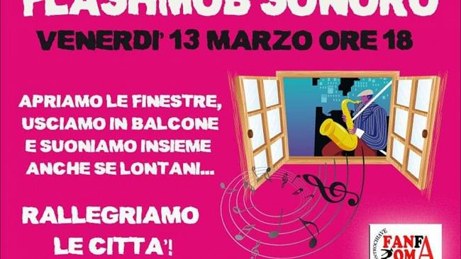 Coronavirus, oggi flashmob sonoro nazionale per rallegrare le città