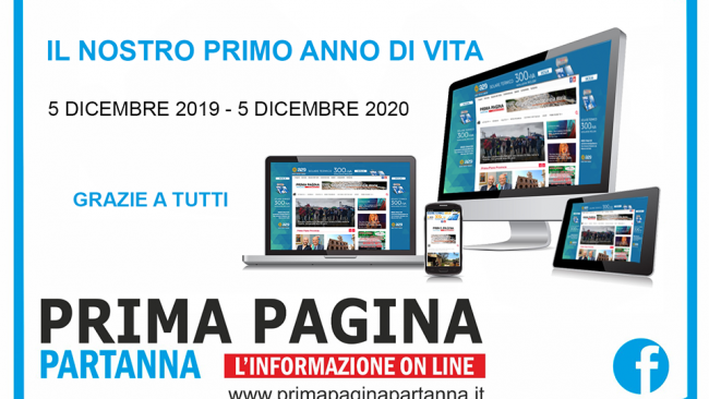 Grande festa, PrimapaginaPartanna compie un anno