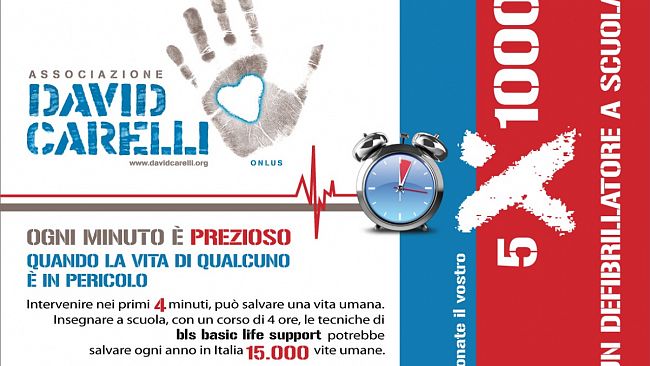 Donato un defibrillatore al plesso Capuana di Castelvetrano
