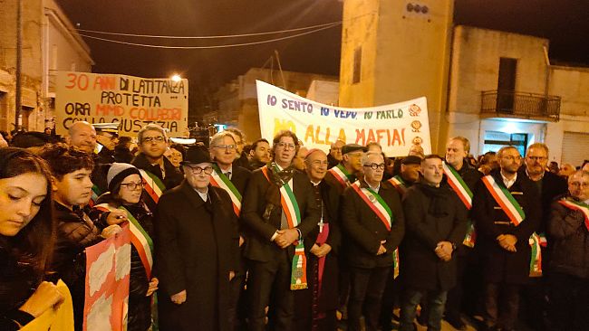 Oltre un migliaio di persone a Campobello di Mazara per dire “NO” alla mafia