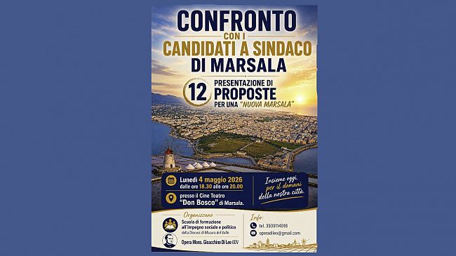Marsala: confronto tra candidati a sindaco e 12 proposte per la città