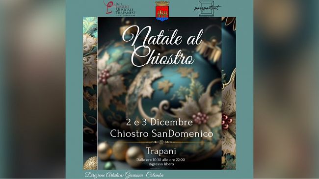 Trapani, Natale al Chiostro di San Domenico: una festa tra arte e tradizione