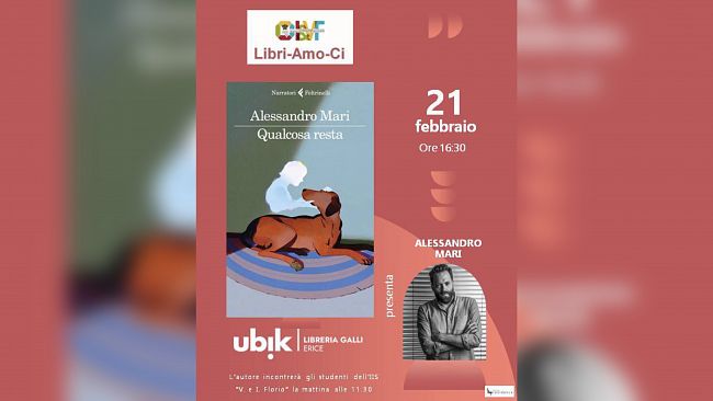 Alessandro Mari il 21 febbraio presenta all'istituto 'Florio' di Erice 