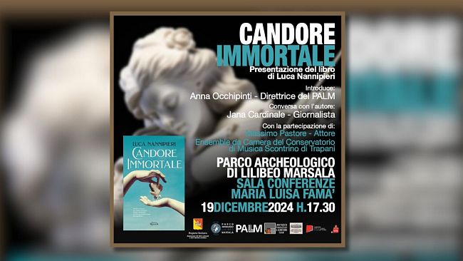 Luca Nannipieri al Parco Archeologico di Lilibeo Marsala per presentare 