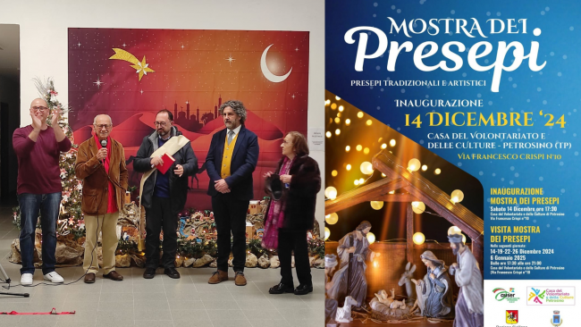 Petrosino, inaugurata la mostra dei presepi 2024
