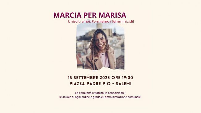 Salemi, marcia per Marisa