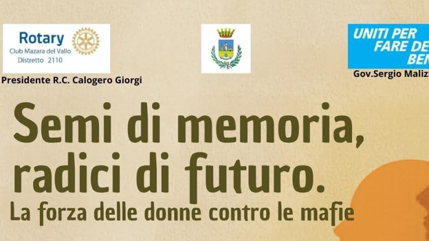 Mazara, tutto pronto per il convegno “Semi di memoria, radici di futuro: la forza delle donne contro le mafie”
