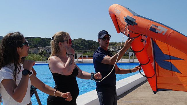 Pantelleria, l'osola si prepara alla terza tappa di Campionato Italiano di WIng Foil