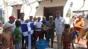Torretta Granitola, salvata una  tartaruga Caretta caretta