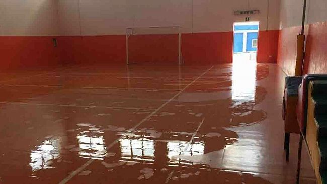 Mazara, palestra di Santa Gemma allagata. Disagi anche per le ragazze del twirling