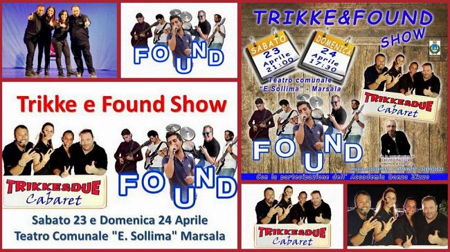 Marsala, al Teatro Comunale si ride con i Trikke e Due Cabaret: il 23 e 24 aprile
