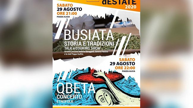 Salemi, sabato 29 agosto talk e cooking show ‘Busiata – Storia e tradizioni’
