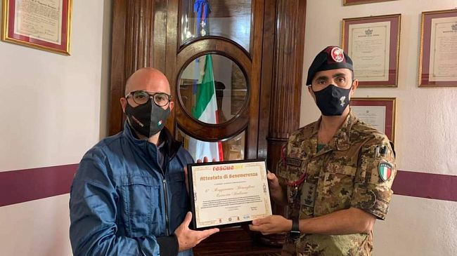Trapani, il 6° Reggimento Bersaglieri premiato per le attività di monitoraggio del territorio