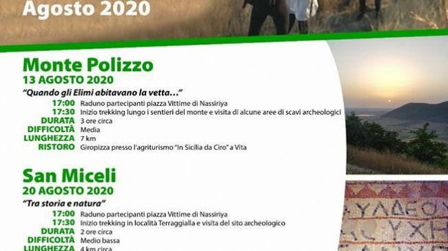 Salemi, tre giornate di trekking archeologico a Monte Polizo, San Miceli e Mokarta