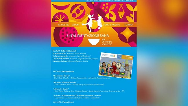 Alcamo: mercoledì 16 ottobre, Centro Congressi Marconi “Giornata Mondiale dell’alimentazione” – Le nostre azioni sono il nostro futuro
